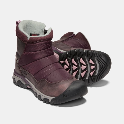 Keen Hoodoo III Low Zip Vinterkängor Dam Lila | VWXGM3872