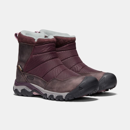 Keen Hoodoo III Low Zip Vinterkängor Dam Lila | VWXGM3872