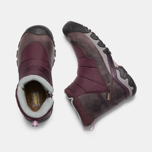 Keen Hoodoo III Low Zip Vinterkängor Dam Lila | VWXGM3872