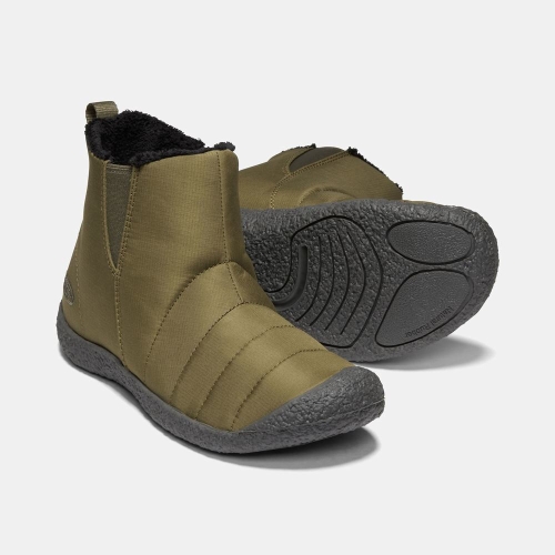 Keen Howser III Nylon Tofflor Stövlar Dam Mörkolivgröna | TDVIF7463