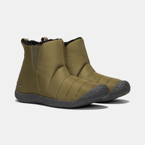 Keen Howser III Nylon Tofflor Stövlar Dam Mörkolivgröna | TDVIF7463