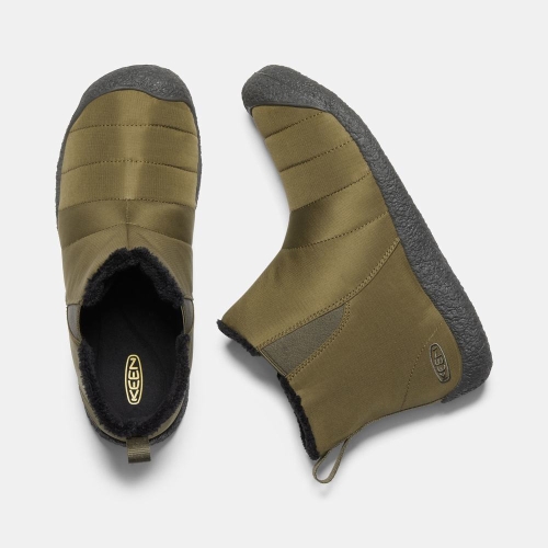 Keen Howser Mid Nylon Tofflor Stövlar Herr Olivgröna | NEKBJ2368