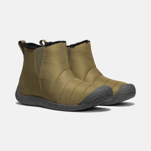 Keen Howser Mid Nylon Tofflor Stövlar Herr Olivgröna | NEKBJ2368