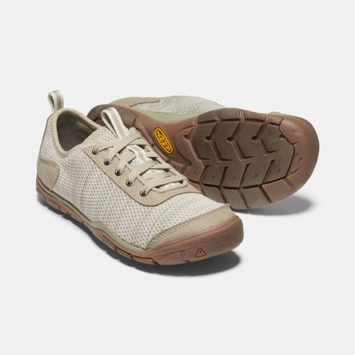 Keen Hush Knit Casual Skor Dam Beige | HGFZB8546