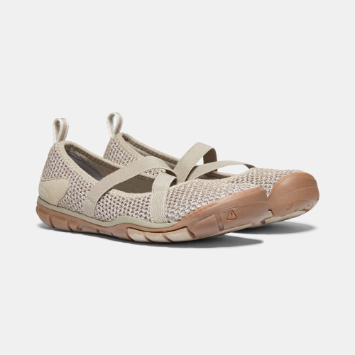 Keen Hush Knit Mary Jane Skor Dam Beige | XOKAC2318