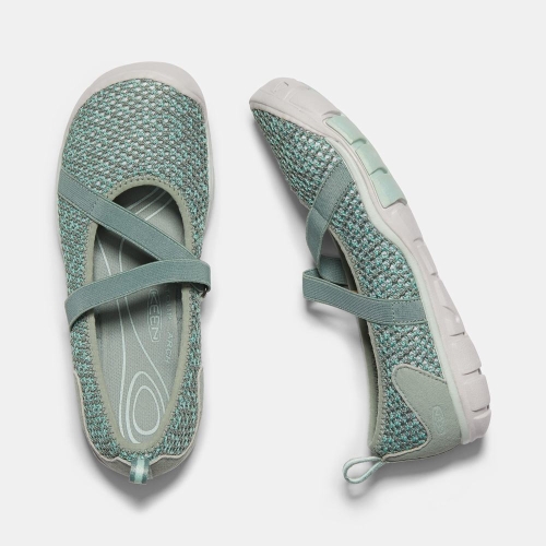 Keen Hush Knit Mary Jane Skor Dam Ljusgröna | TYWBD4159
