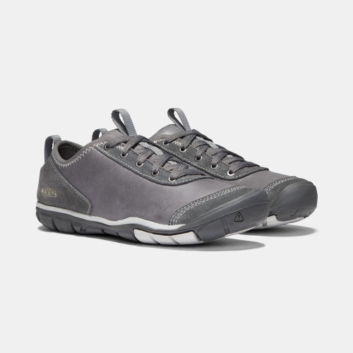 Keen Hush Läder Cnx Casual Skor Dam Mörkgrå | DKUGR1206