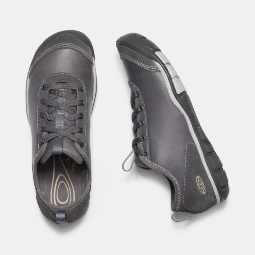 Keen Hush Läder Cnx Casual Skor Dam Mörkgrå | DKUGR1206