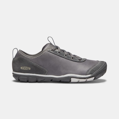 Keen Hush Läder Cnx Casual Skor Dam Mörkgrå | DKUGR1206
