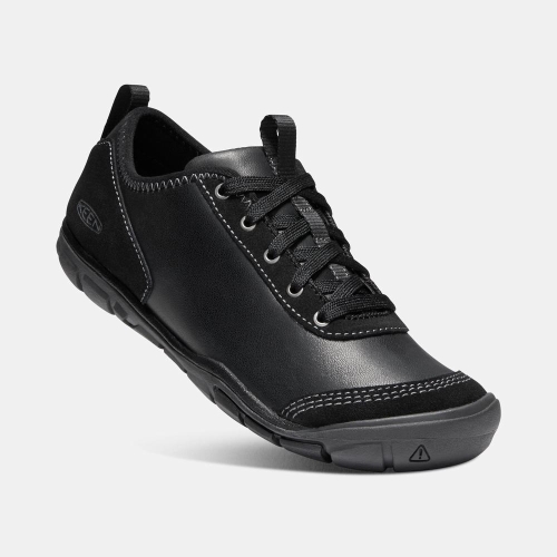 Keen Hush Läder Cnx Casual Skor Dam Svarta | LQIPN1593