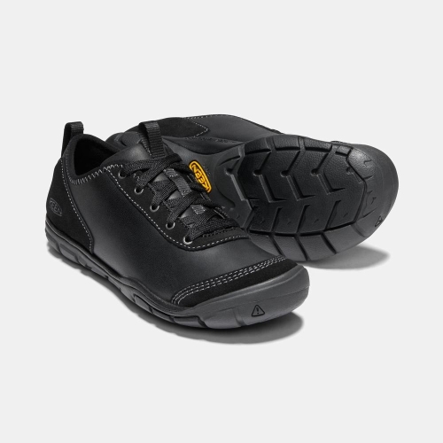 Keen Hush Läder Cnx Casual Skor Dam Svarta | LQIPN1593