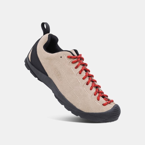 Keen Jasper Casual Skor Herr Beige Röda | NFSPL6541