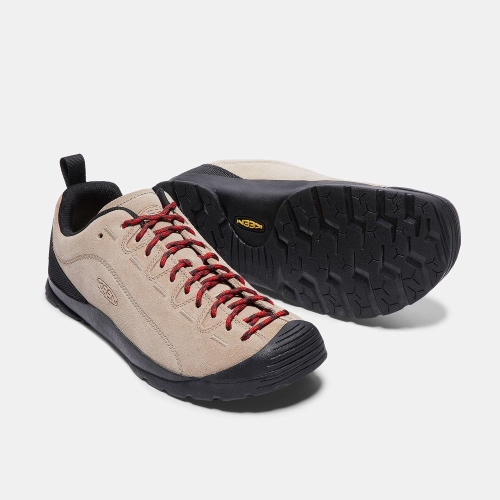 Keen Jasper Casual Skor Herr Beige Röda | NFSPL6541
