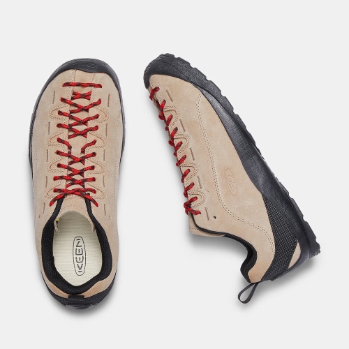Keen Jasper Casual Skor Herr Beige Röda | NFSPL6541