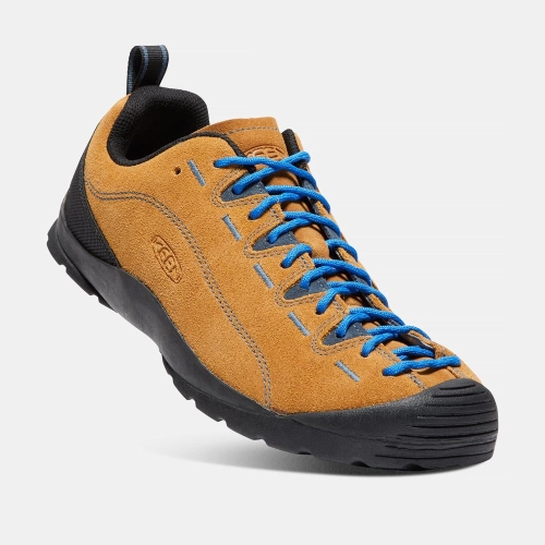 Keen Jasper Casual Skor Herr Bruna Blå | WXELY9741