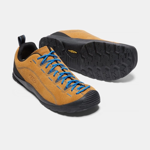 Keen Jasper Casual Skor Herr Bruna Blå | WXELY9741