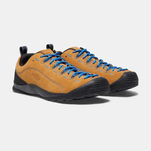 Keen Jasper Casual Skor Herr Bruna Blå | WXELY9741