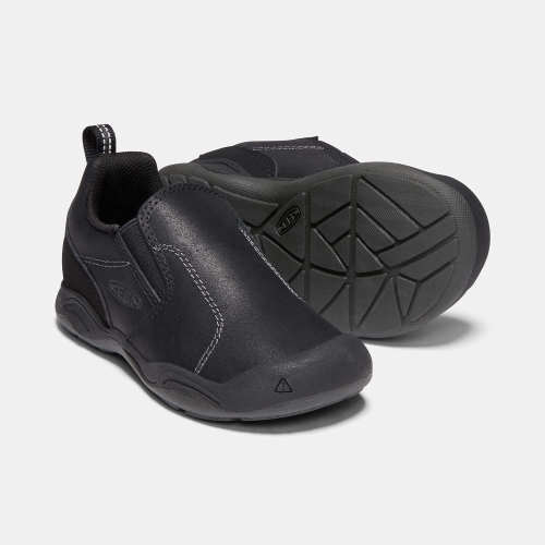 Keen Jasper Slip On Skor Barn Svarta | JKZFX0459