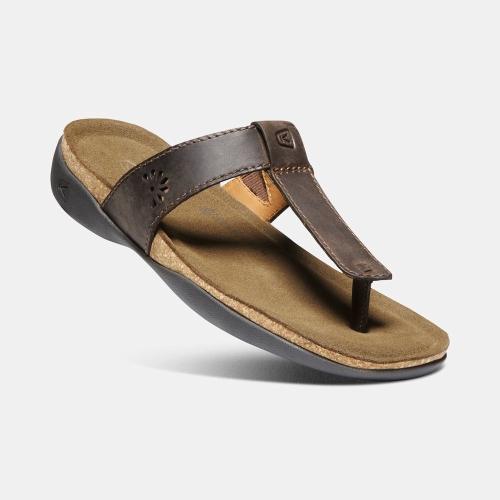 Keen Kaci Ana Posted Sandaler Dam Kaffe | FBQSM9185