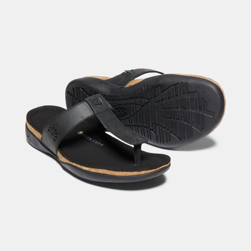 Keen Kaci Ana Posted Sandaler Dam Svarta | HIPFO4703