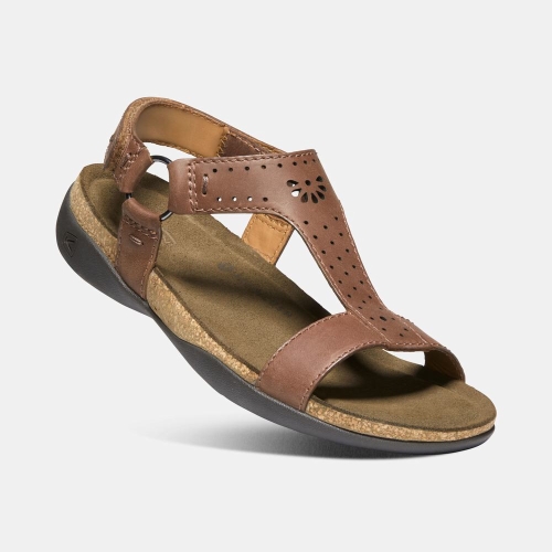 Keen Kaci Ana T-strap Sandaler Dam Bruna | LPCSD1398