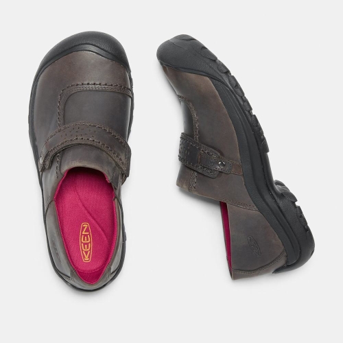 Keen Kaci Full Grain Slip On Skor Dam Kaffe | WPQVJ0513