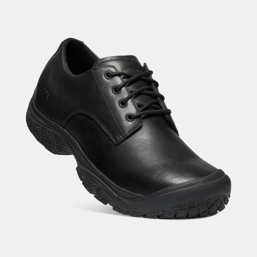 Keen Kanteen Oxford Soft Tå Arbetsskor Herr Svarta | OYILH8402