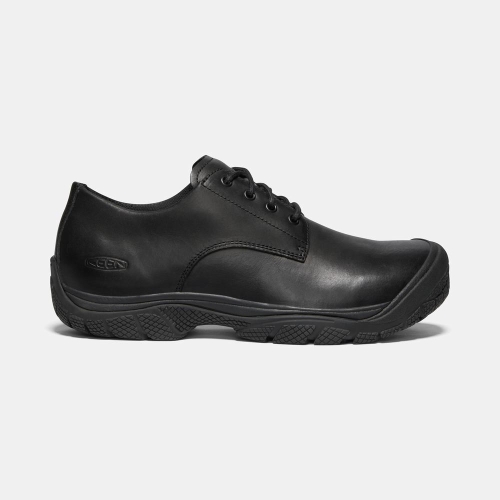 Keen Kanteen Oxford Soft Tå Arbetsskor Herr Svarta | OYILH8402