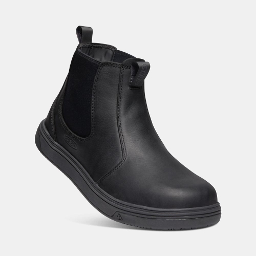Keen Kanteen Romeo Soft Tå Arbetsskor Herr Svarta | YBUWI6908