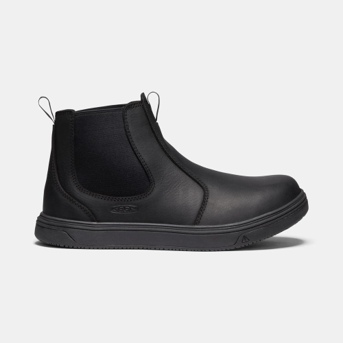 Keen Kanteen Romeo Soft Tå Arbetsskor Herr Svarta | YBUWI6908