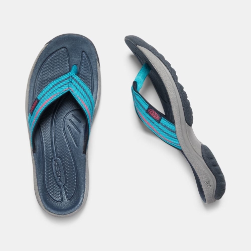 Keen Kona Flip II Flip-Flops Dam Blå | HVKCE5682