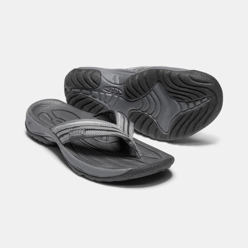 Keen Kona Flip II Flip-Flops Dam Grå Svarta | OBRFT4905