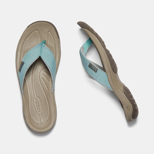 Keen Kona Flip II Flip-Flops Dam Gröna | GUVMO1094