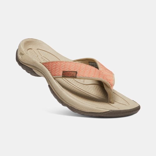 Keen Kona Flip II Flip-Flops Dam Orange Khaki | LOFMC6347