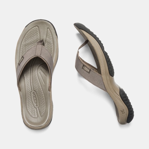 Keen Kona Flip II Flip-Flops Herr Khaki | GNHWO6194