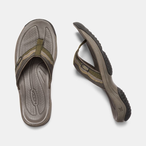 Keen Kona Flip II Flip-Flops Herr Mörkolivgröna | NPSEH2048
