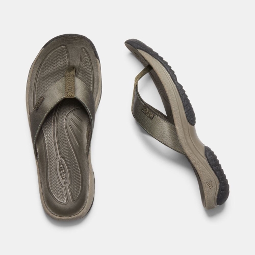 Keen Kona Flip II Flip-Flops Herr Mörkolivgröna | WREIZ3041