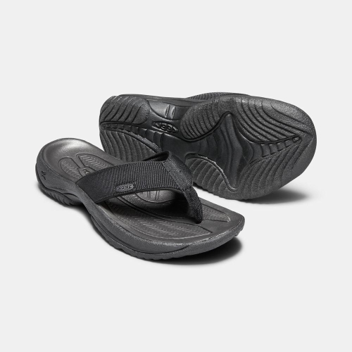 Keen Kona Flip II Flip-Flops Herr Svarta Grå | NWLYM3982