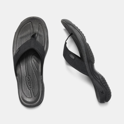 Keen Kona Flip II Flip-Flops Herr Svarta Grå | NWLYM3982