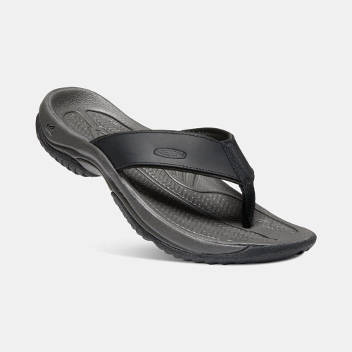 Keen Kona Flip Premium Flip-Flops Herr Svarta | FQPMC3968