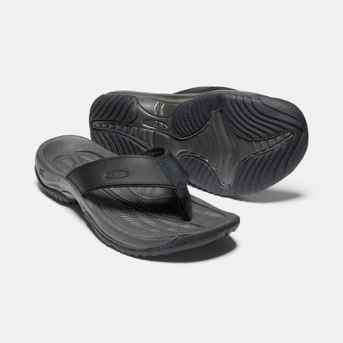 Keen Kona Flip Premium Flip-Flops Herr Svarta | FQPMC3968