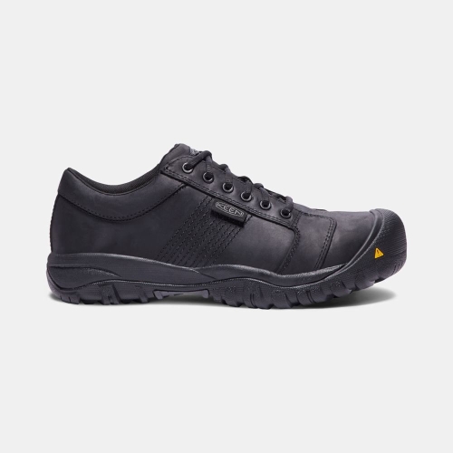 Keen La Conner Esd Aluminum Tå Arbetsskor Herr Svarta | PACZY2491