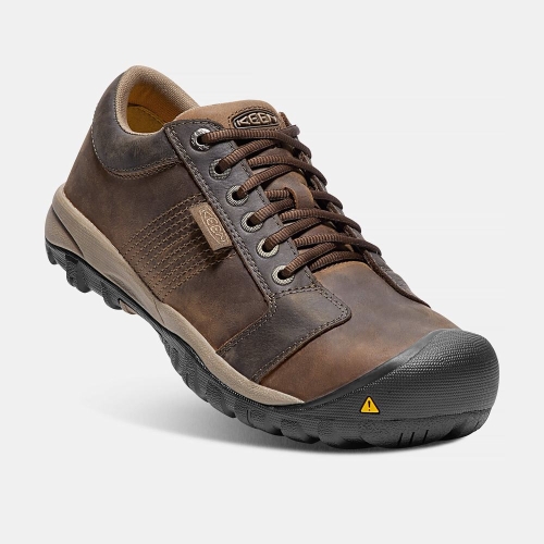 Keen La Conner Esd Aluminum Tå Arbetsskor Herr Bruna | QRVPZ9346