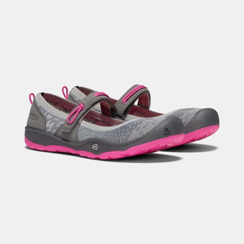 Keen Moxie Mary Jane Skor Barn Grå Fuchsia | SVTYD5637