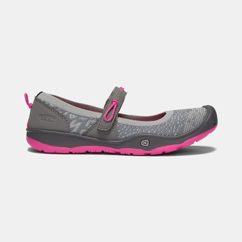Keen Moxie Mary Jane Skor Barn Grå Fuchsia | SVTYD5637