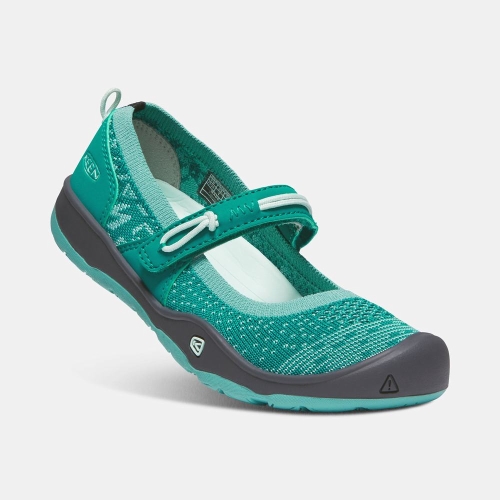 Keen Moxie Mary Jane Skor Barn Gröna Grå | HQGFV4752