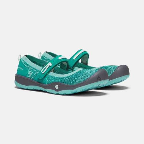 Keen Moxie Mary Jane Skor Barn Gröna Grå | HQGFV4752