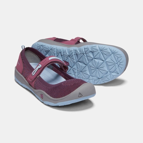 Keen Moxie Mary Jane Skor Barn Lila Grå | SYTKZ1543