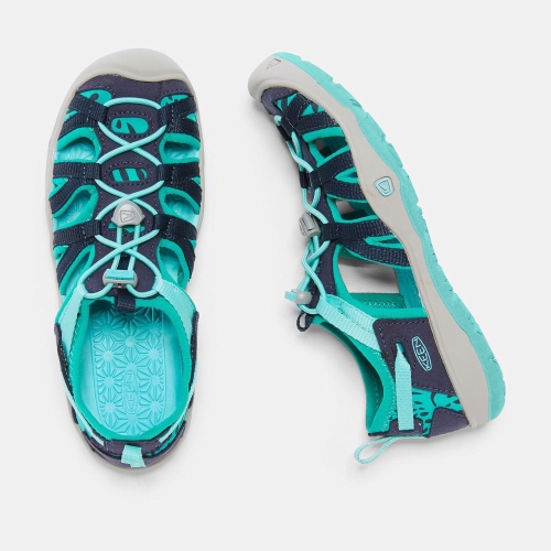 Keen Moxie Sandaler Barn Gröna Marinblå | NCFUD7089