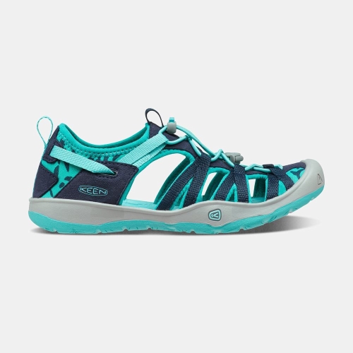 Keen Moxie Sandaler Barn Gröna Marinblå | NCFUD7089